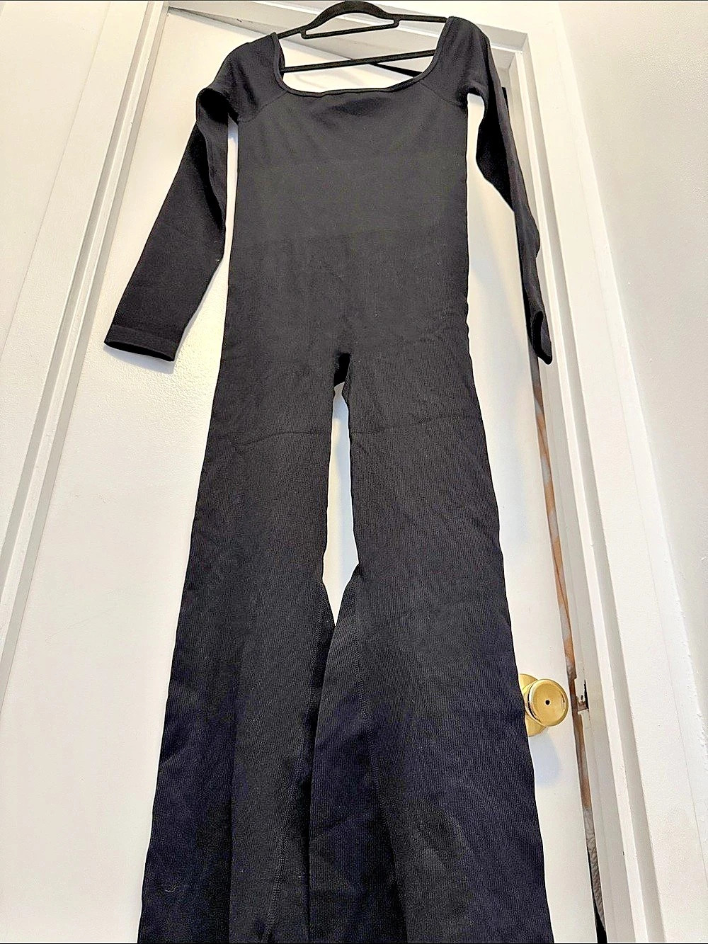 Black Flare Jumpsuit Size Large